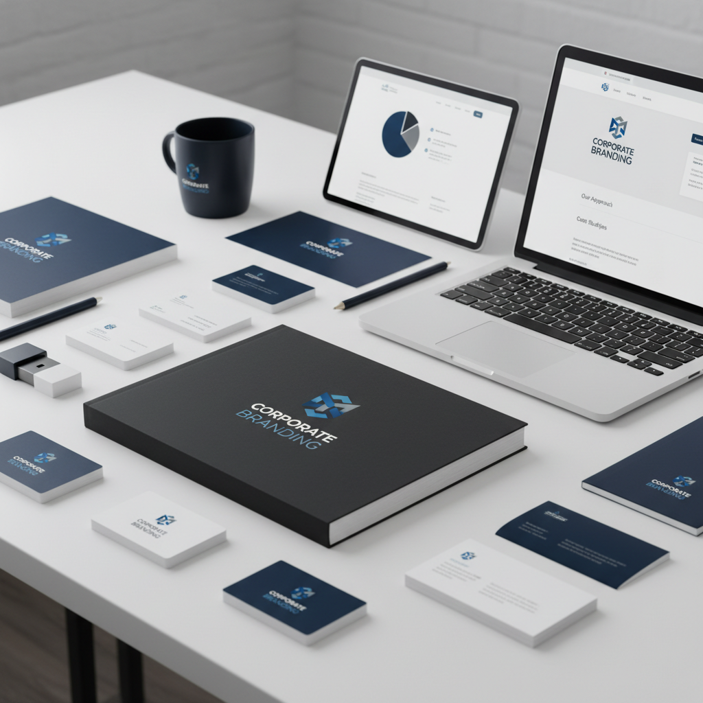 Final brand system laid out across all touchpoints before production