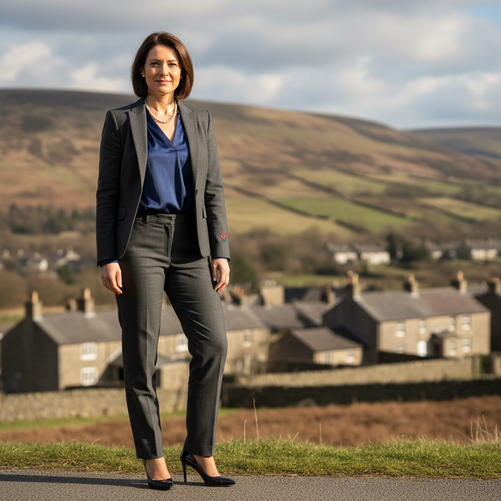 Yorkshire BusinessWoman Apr/May 2026 cover featuring a woman in elegant attire against a Yorkshire backdrop