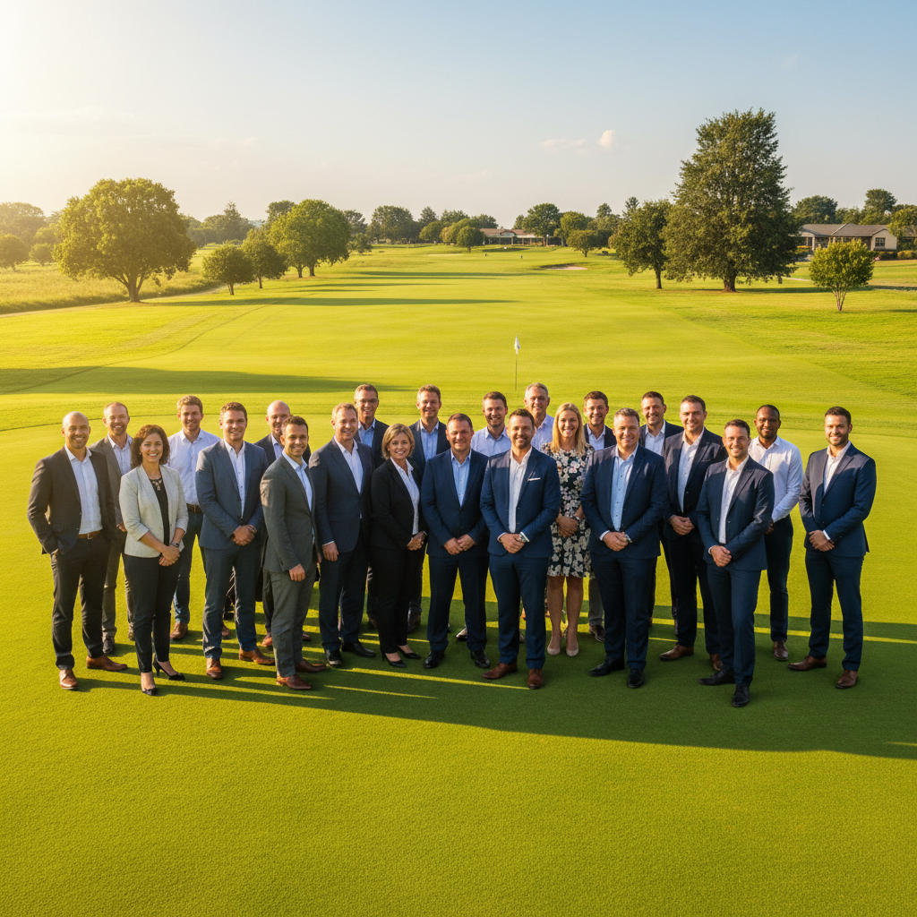 Corporate golf day group photo at Maritzburg Golf Club