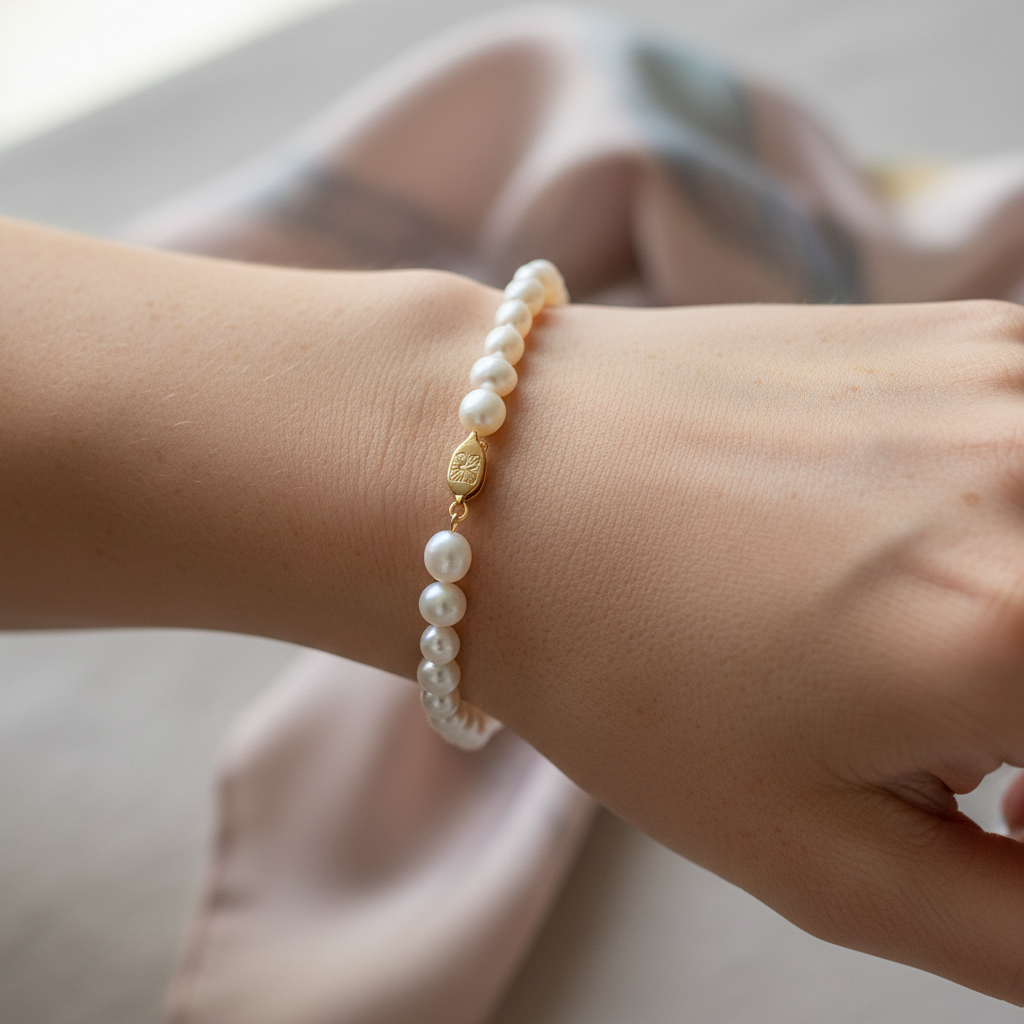 Colar gargantilha banhado ouro 18k com pingente pérola, joia feminina delicada