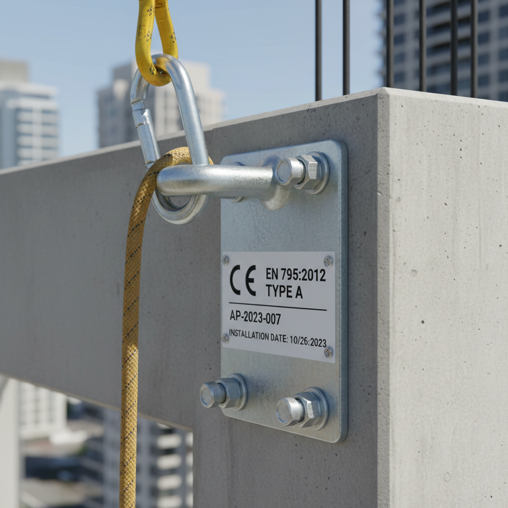 Commercial building with professional structural signage installation featuring engineered mounting systems and compliance certifications