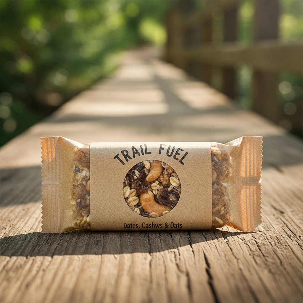 Nature Valley crunchy oats and honey granola bar in tan wrapper