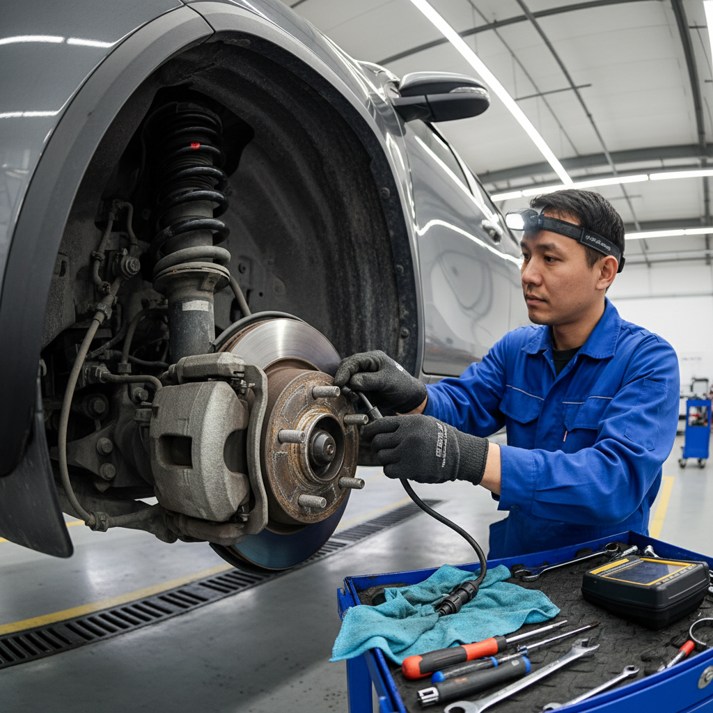 Brake system repair and inspection at Tehetna Diagnostic Garage