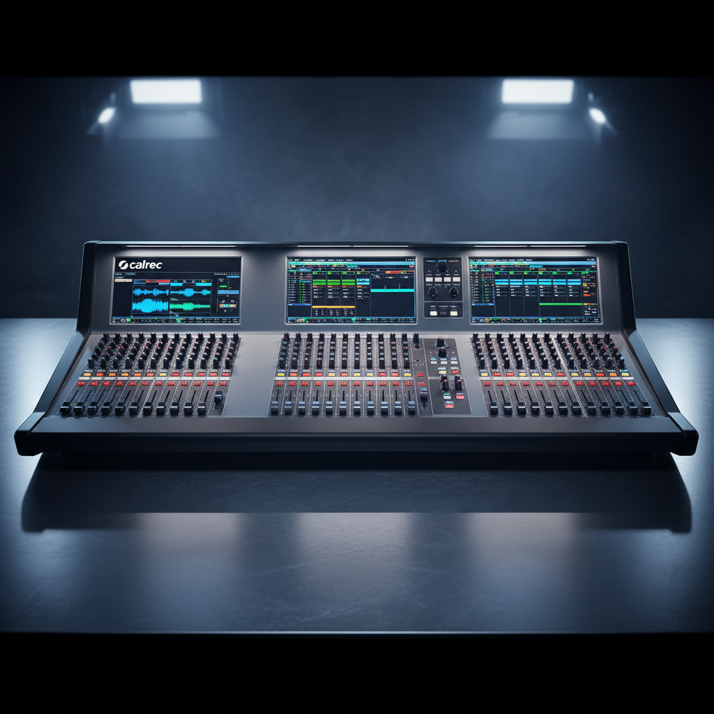 Calrec audio mixing console for broadcast production at NAB 2026
