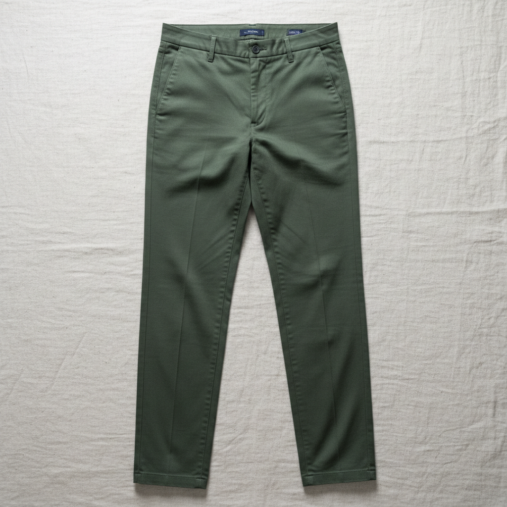 Men's Slim Chino Pants — Fashion product on clean background