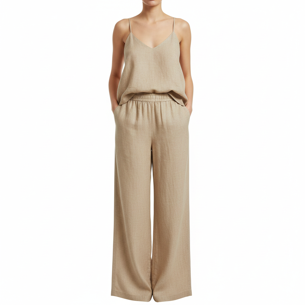 Ensemble Dalya beige deux pièces, taille M