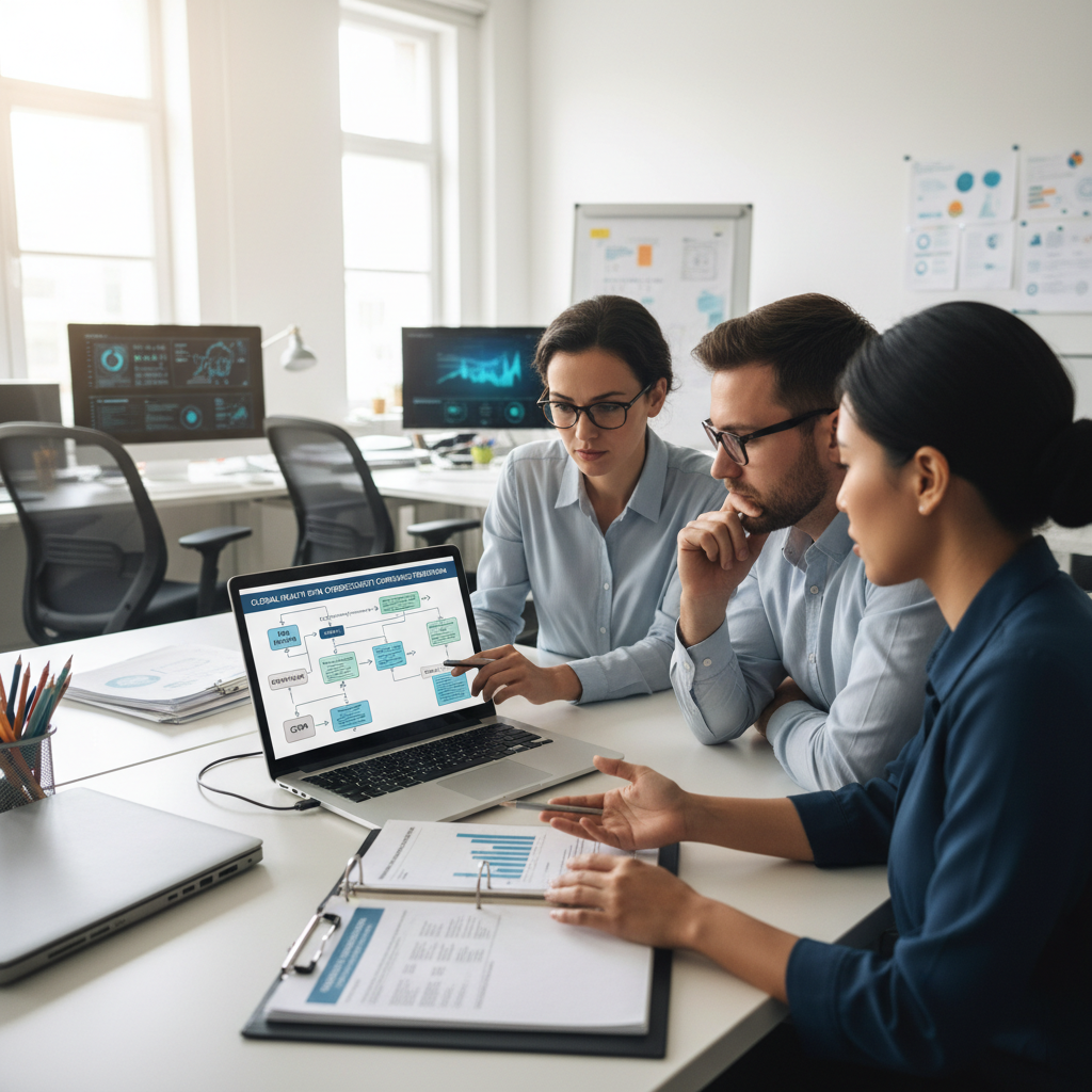 Healthcare IT professional managing clinical workstations in hospital environment