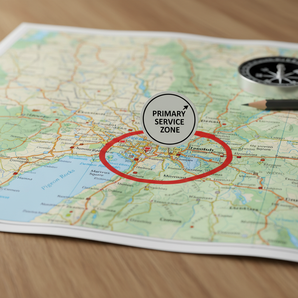 Service location marker