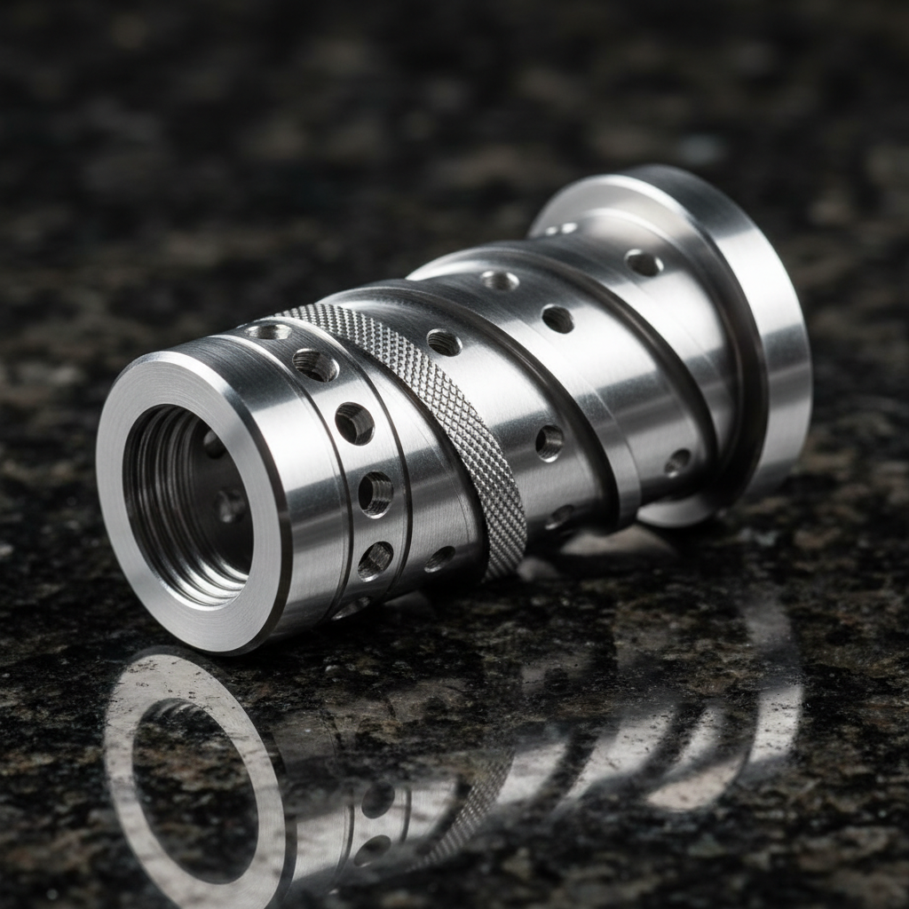 Precision aerospace component manufactured by Vantec Precision