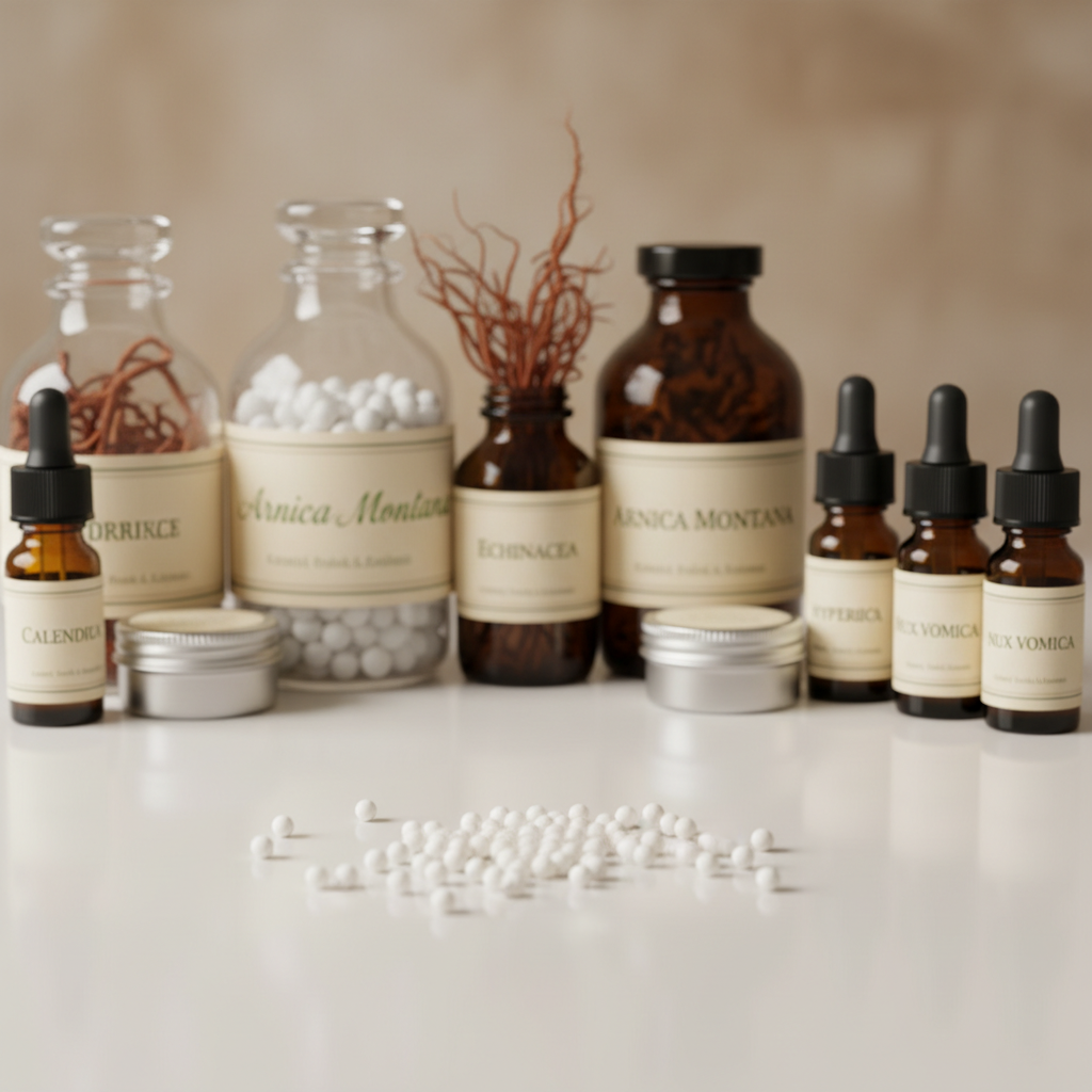 Homöopathische Globuli und natürliche Heilmittel