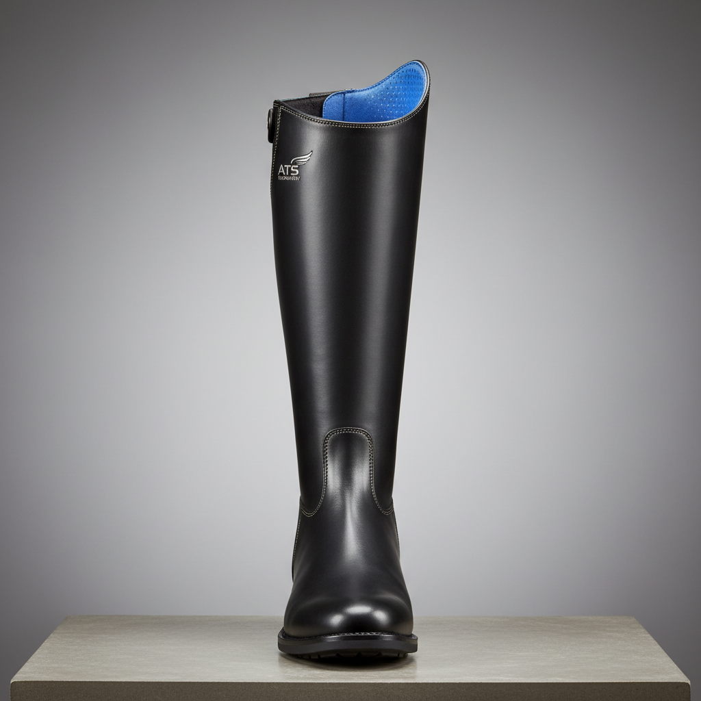 Ariat Tall Dressage Boot — Riding Boots in Black Full Grain Leather