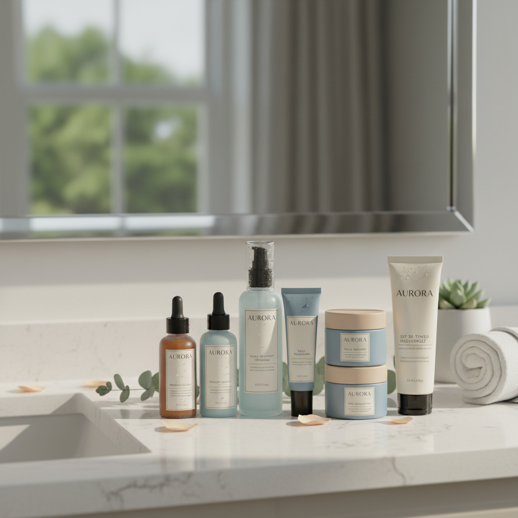 Morning skincare routine