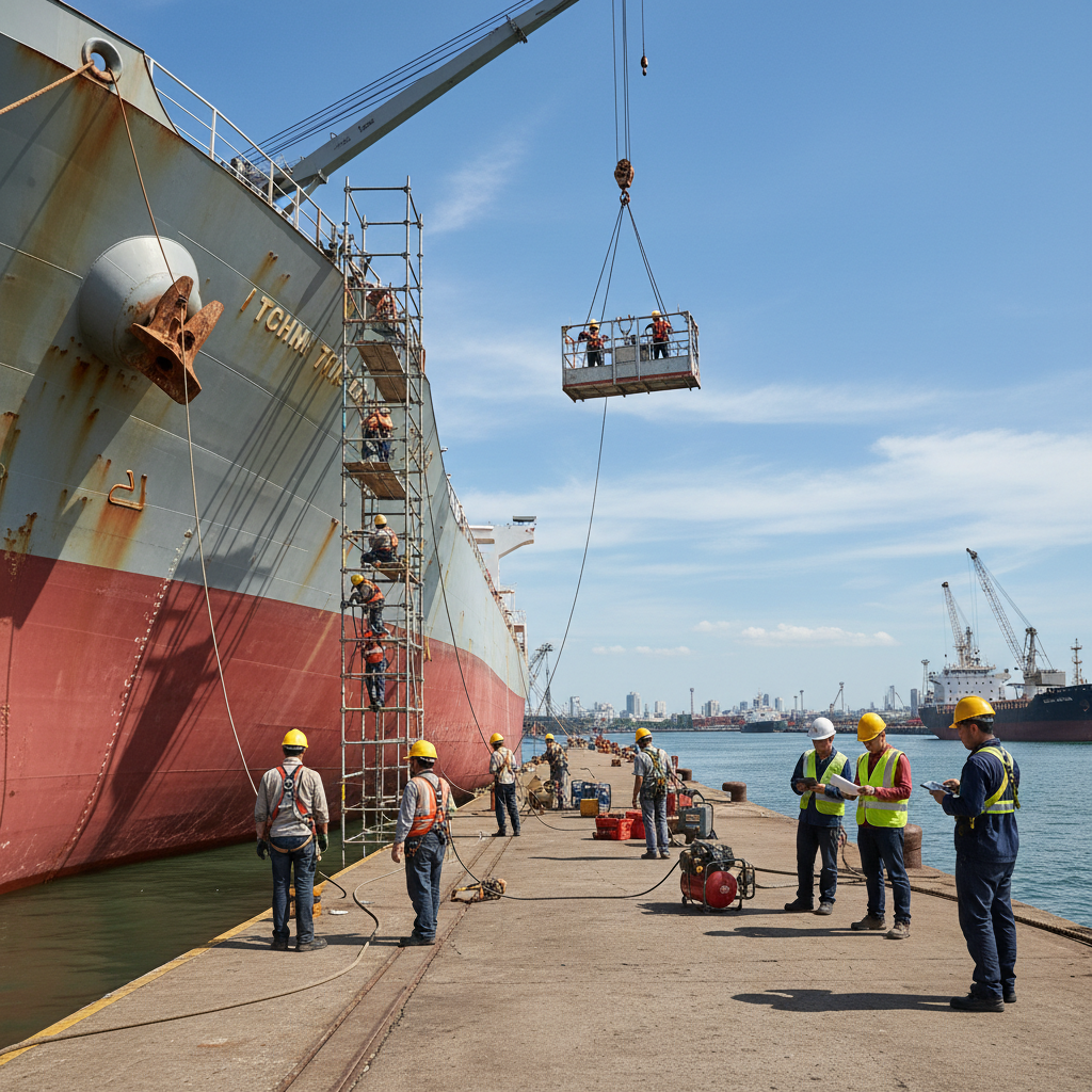 CS Tanker technical management, vessel maintenance and inspection at port