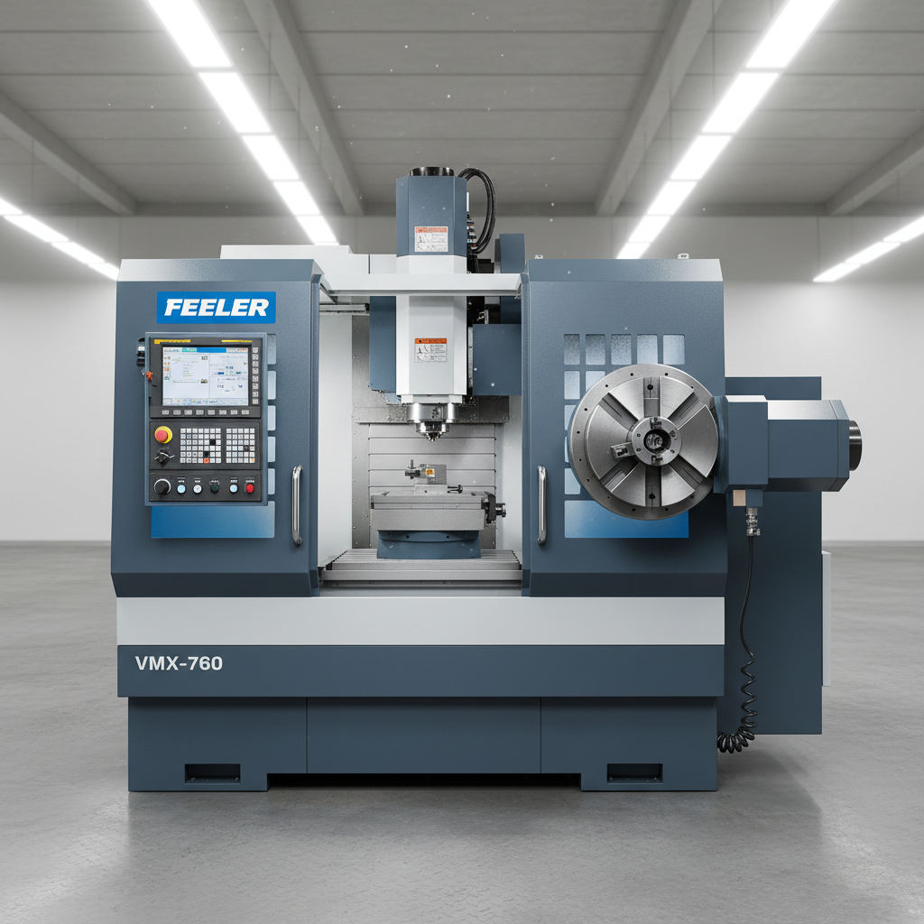 FEELER VMX-760 4th-axis VMC vertical machining center