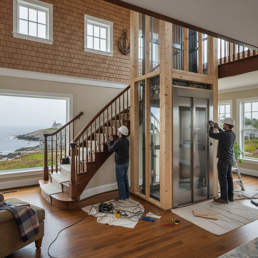 Henkel Elevator — residential elevator installation in the Maritimes