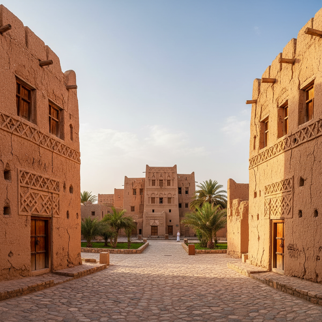 Diriyah mud-brick palaces UNESCO heritage site Saudi Arabia