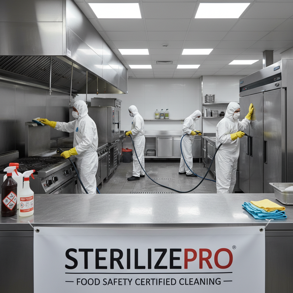 Professional restaurant kitchen cleaning - commercial kitchen cleaning services