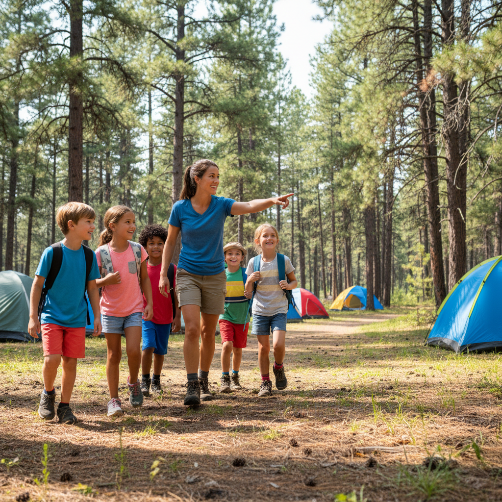 Priya Nair, counselor for youngest campers