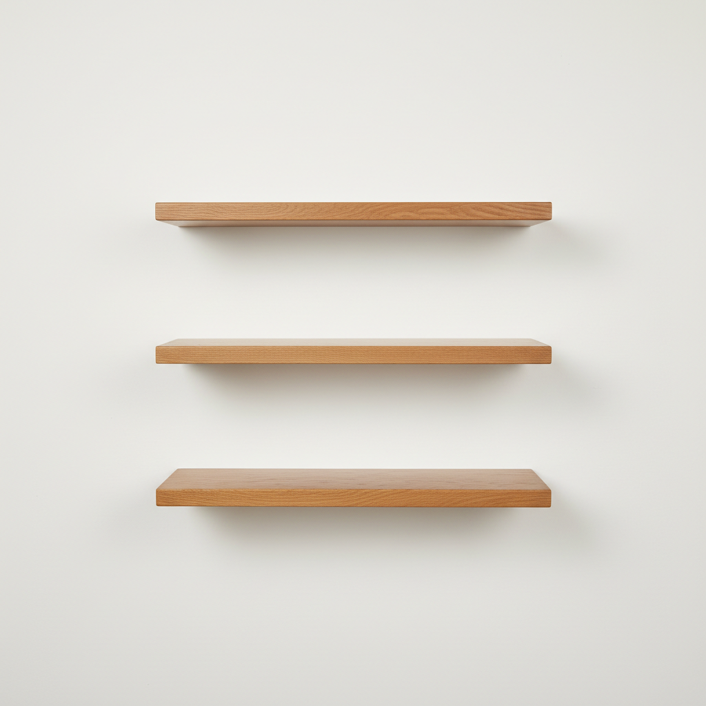 Floating Wall Shelves Set product photo on clean neutral background