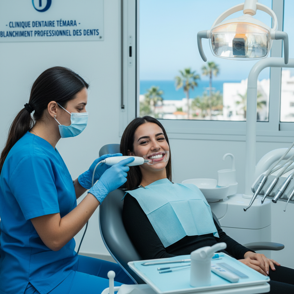 Sofia Marchetti, Italian-American woman with bright smile, teeth whitening patient NYC