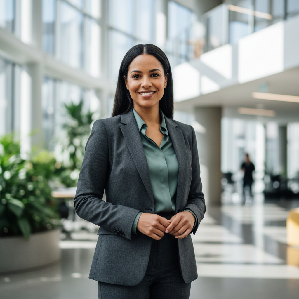 Portrait of Sarah Mitchell, marketing professional