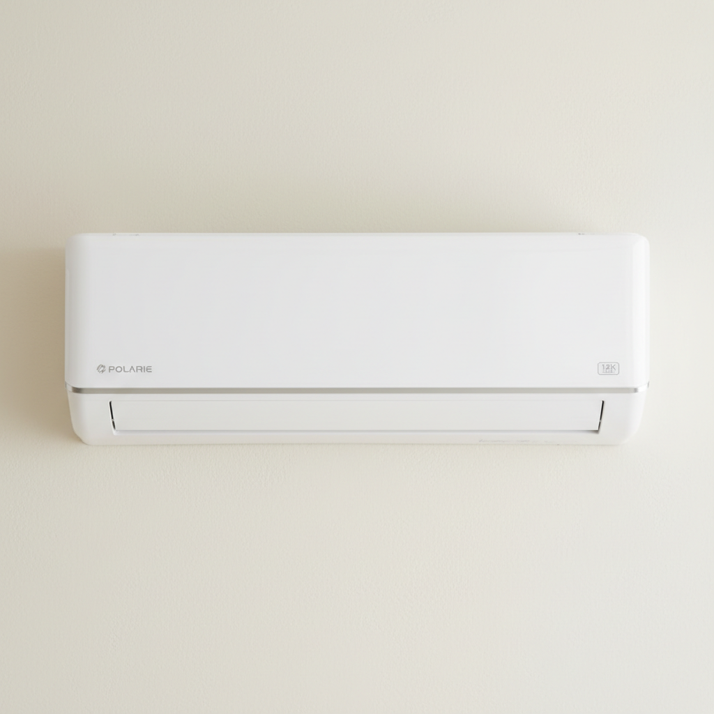 White wall mounted air conditioner