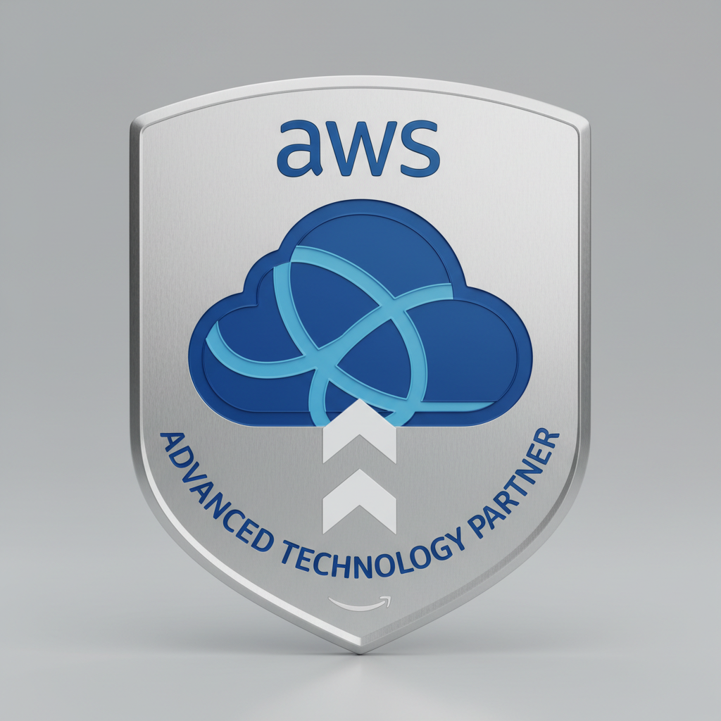 Amazon Web Services advanced technology partner badge