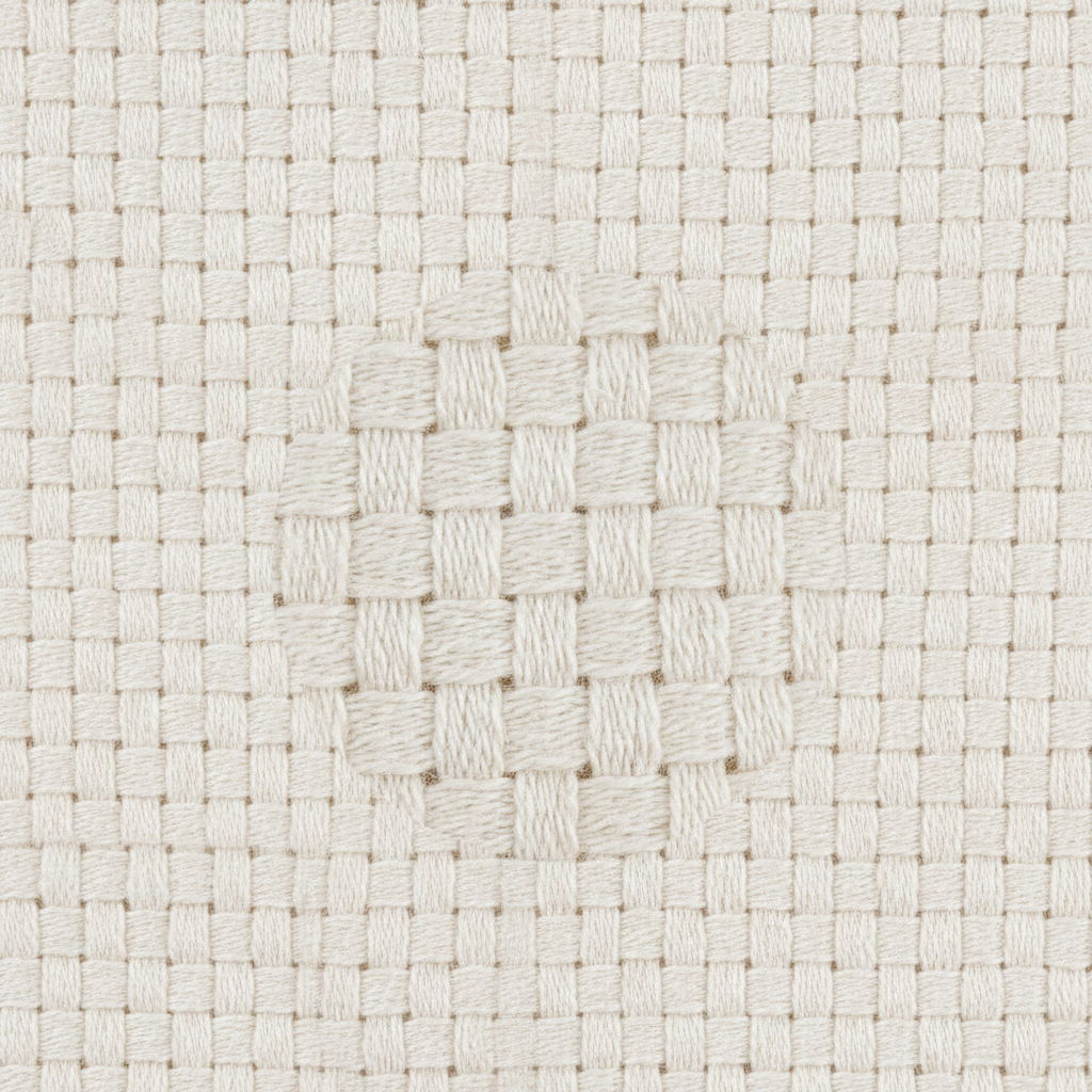 Close-up of premium cotton fabric texture showing tight weave and quality