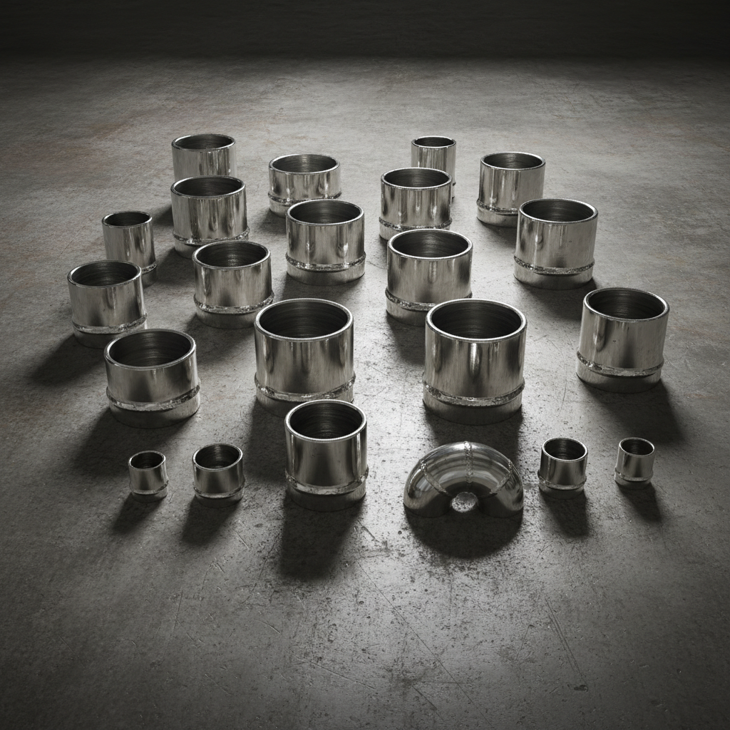 Hollow stainless steel tube components