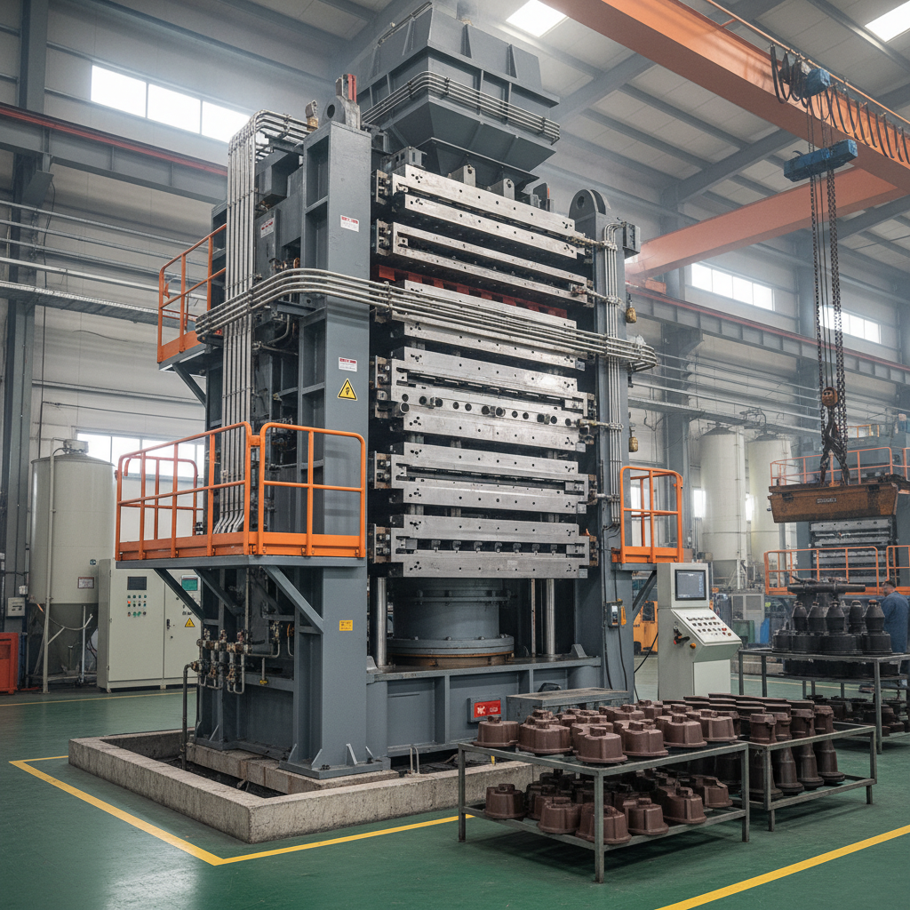 Large compression molding press for phenolic thermoset parts with steam platen heating system