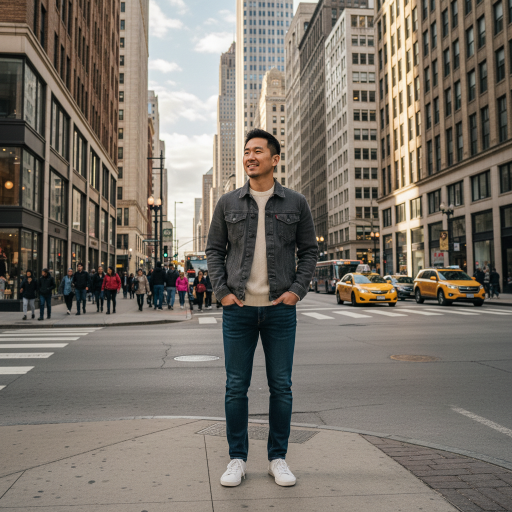 Daniel Park, Korean-American man in his 30s, Chicago member