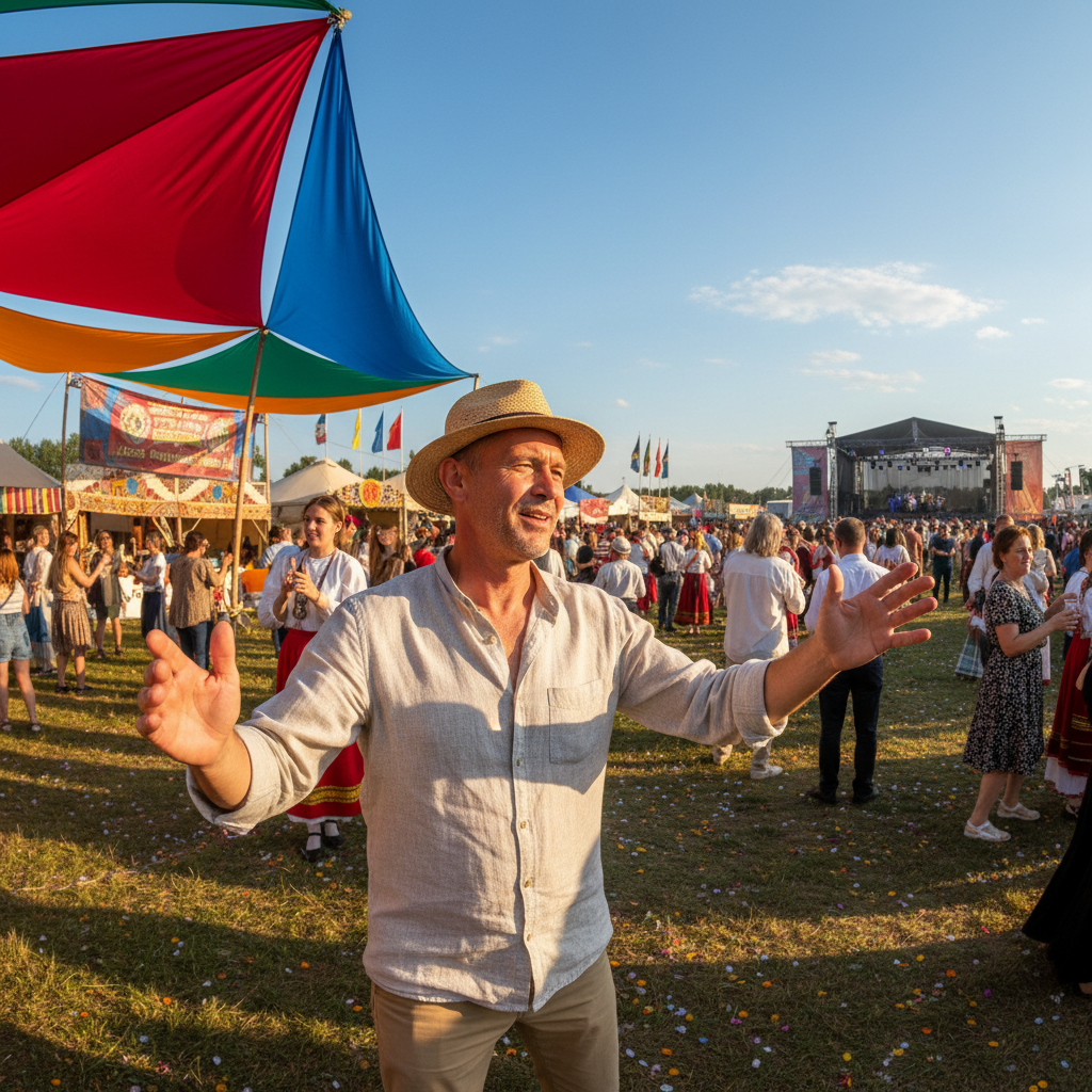 Marcus Oyelaran, cultural festival director in the San Francisco Bay Area