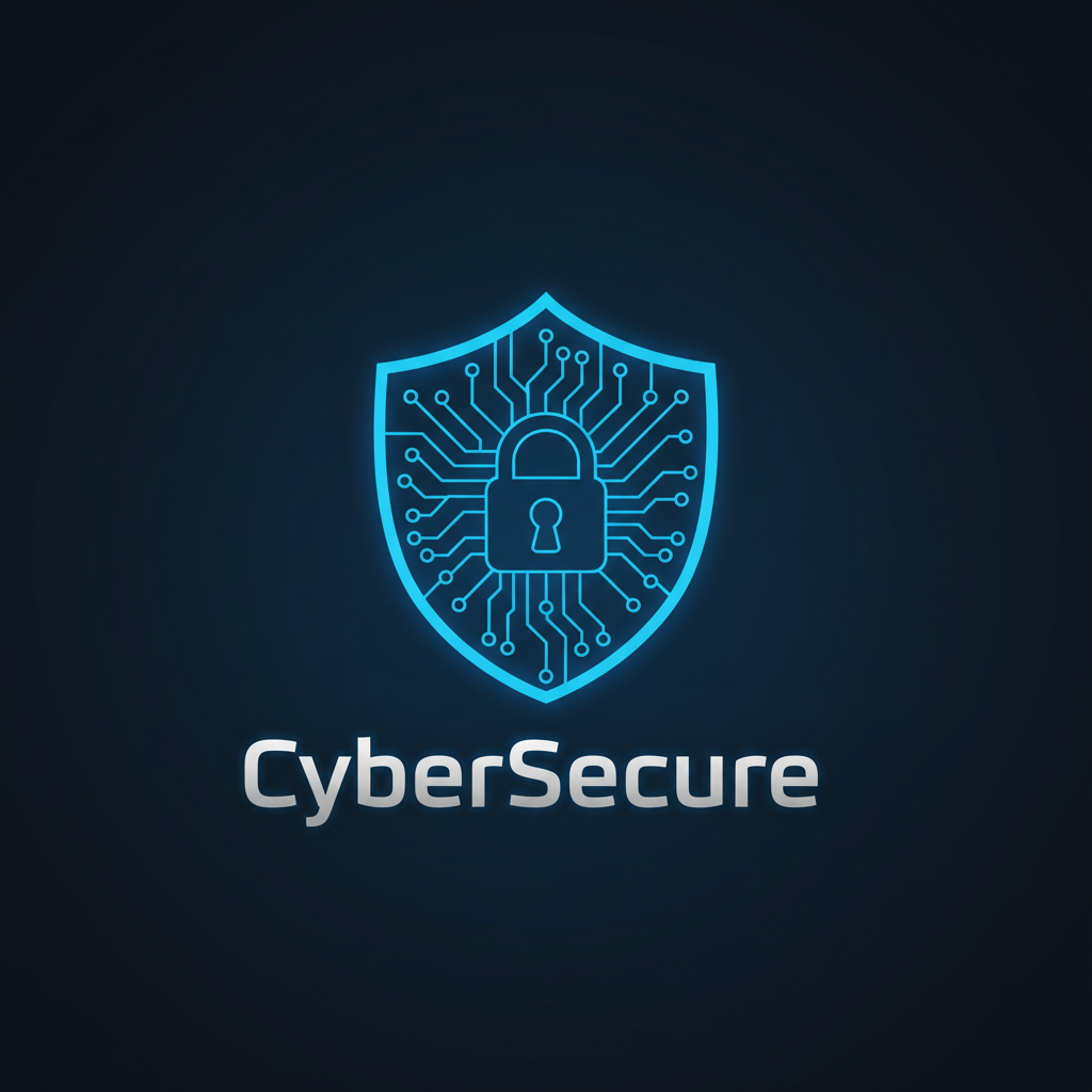 Cybersecurity shield visualization with glowing network protection patterns