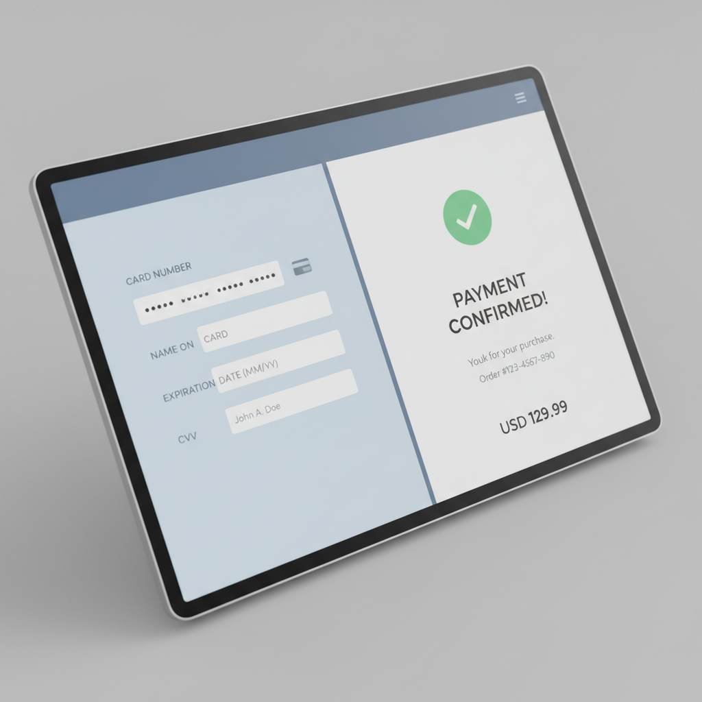 PayPal digital payment interface showing secure online transaction capability