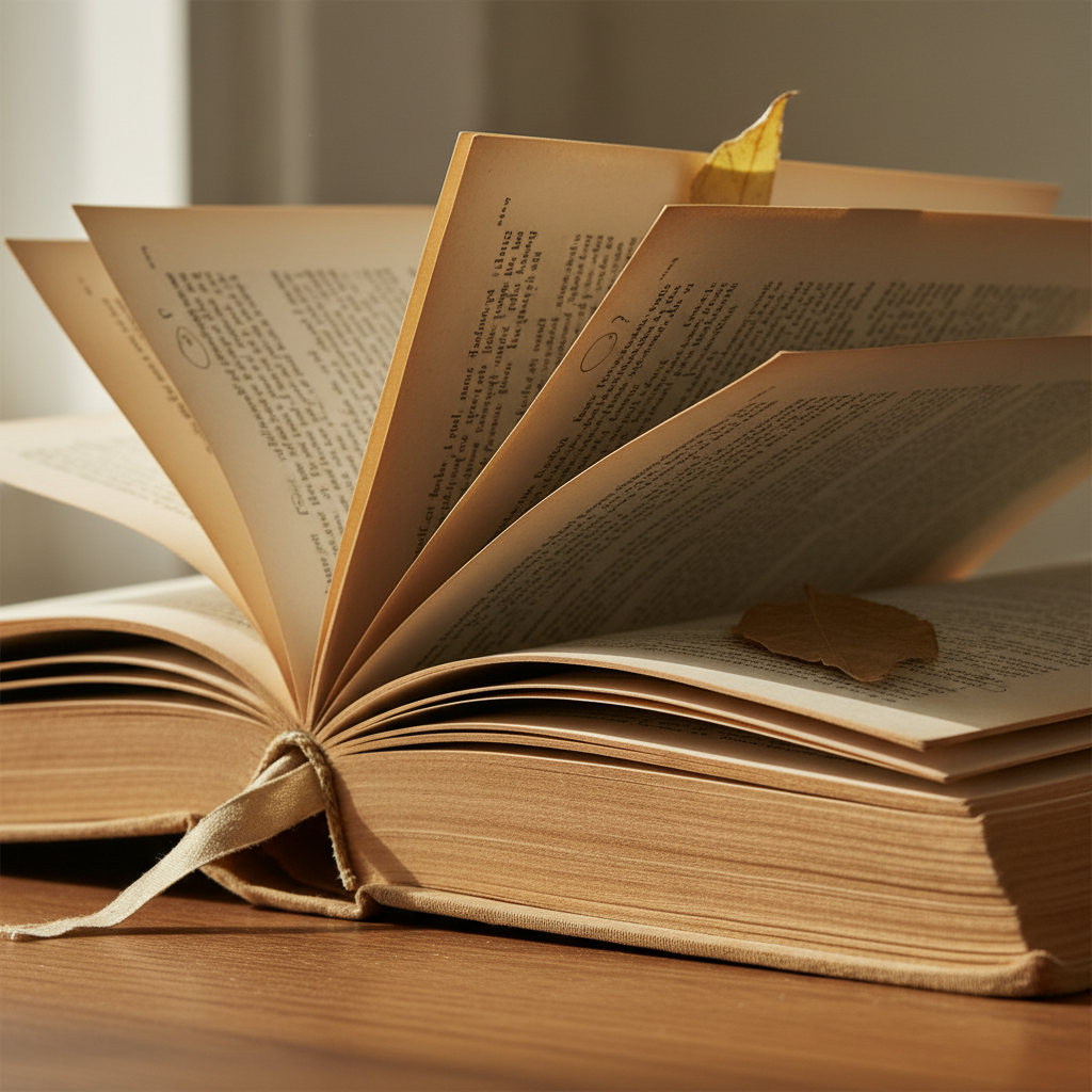 Yellowed paperback with bent corners and pencil annotations visible in margins
