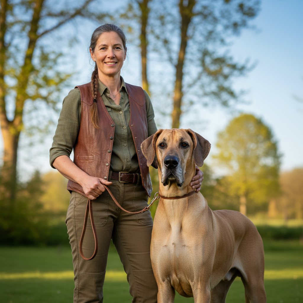 Marcus Delacroix, experienced Great Dane breeder from Lexington Kentucky