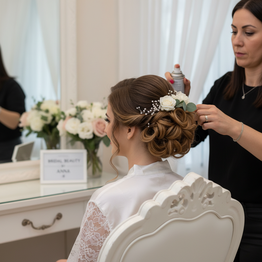 Service de coiffure pour mariages et cérémonies
