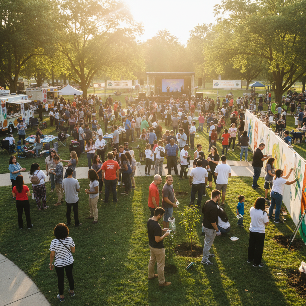 Asbah SA event in April 2024 — participants engaged in community activities and awareness programmes