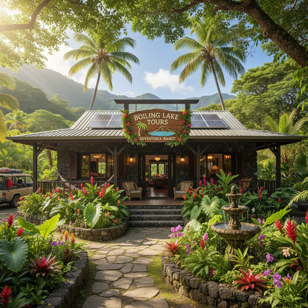 Virtual tour preview of Boiling Lake hiking adventure in Dominica