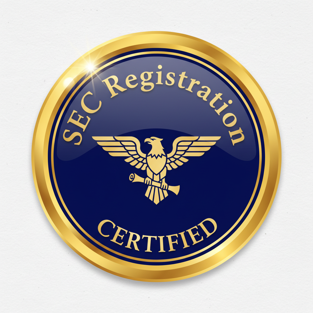 SEC registration certificate icon