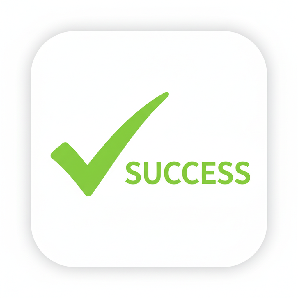 Success checkmark icon