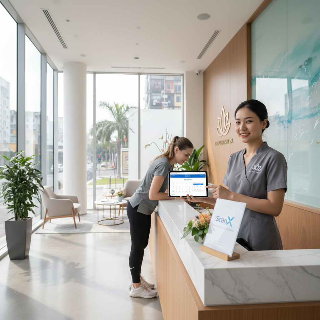 Giao diện đặt lịch online