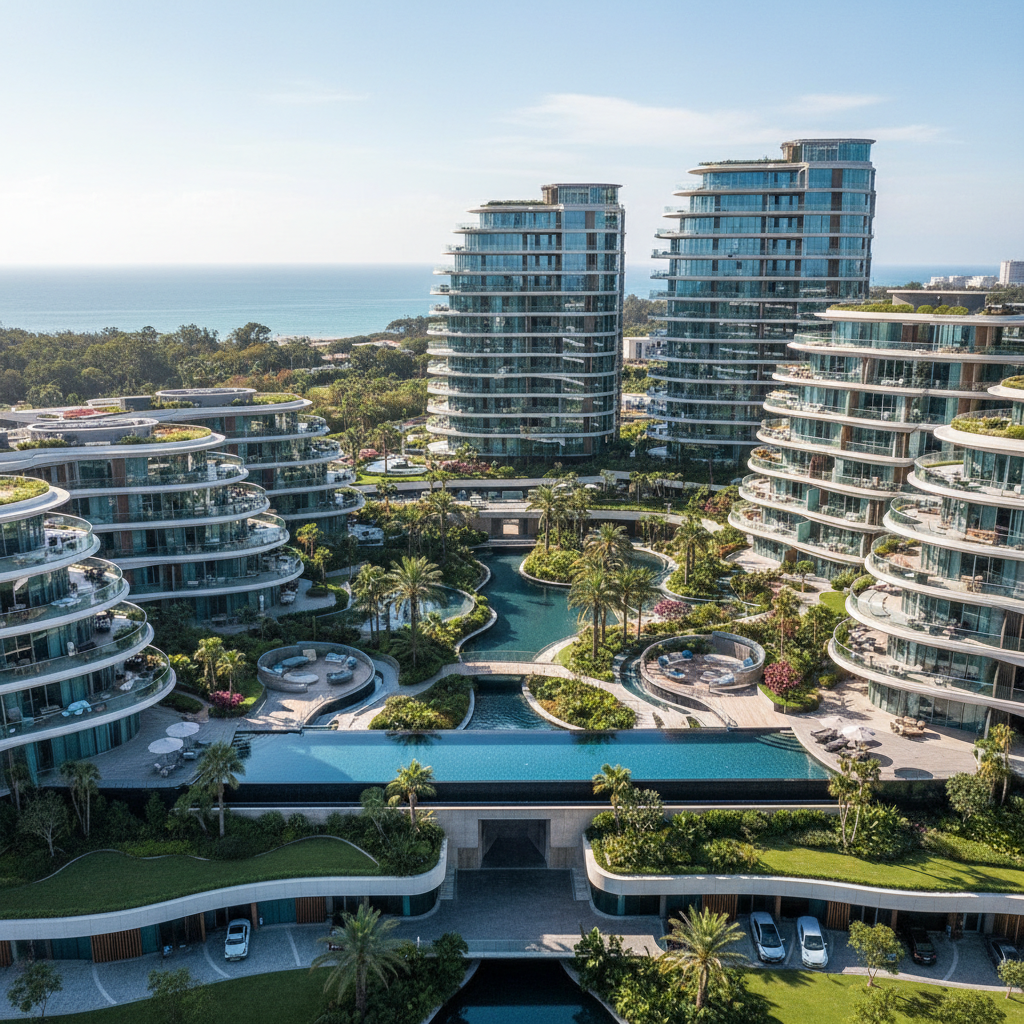 Résidence de luxe avec vue sur la mer Méditerranée