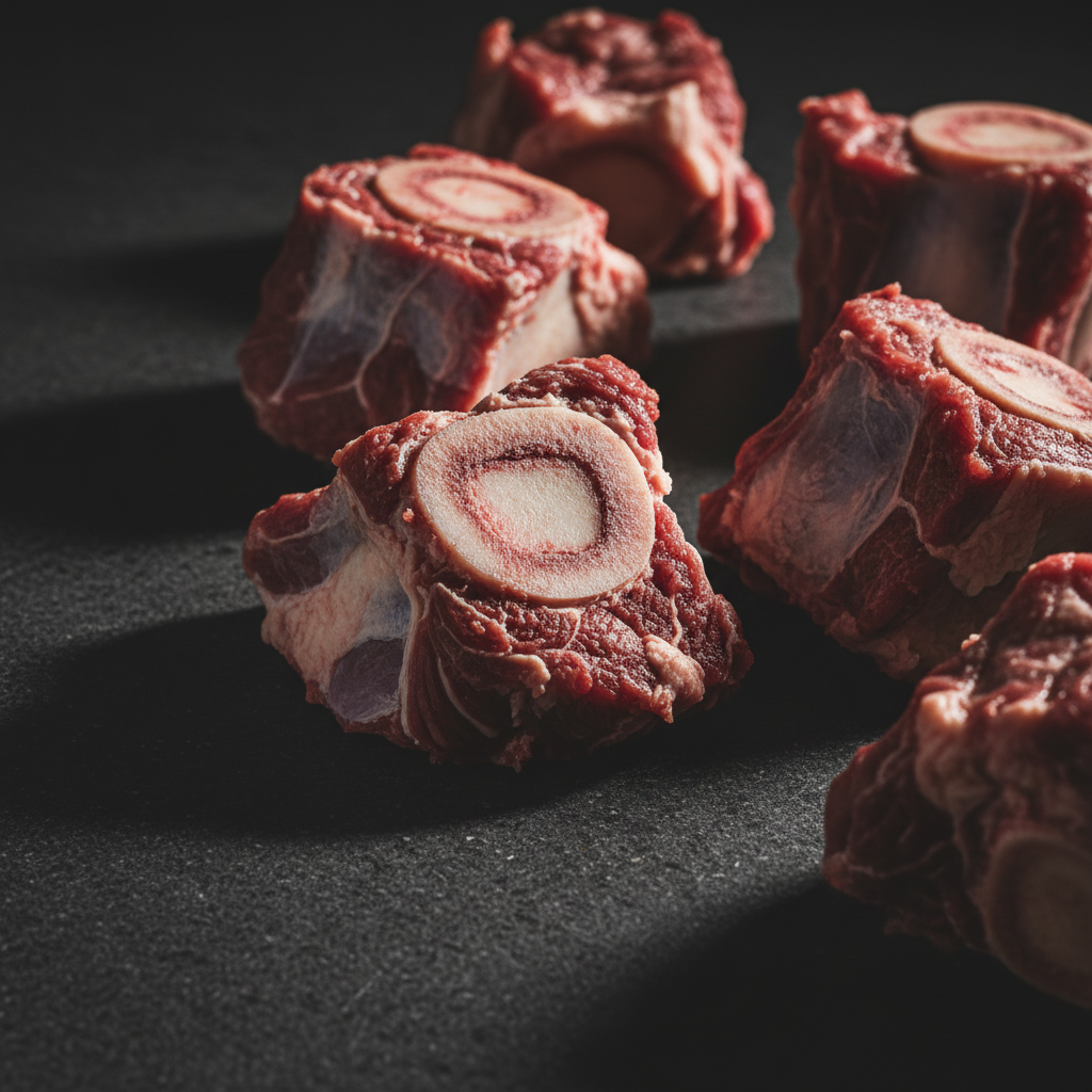 Street food platter on dark stone, atmospheric moody food photography