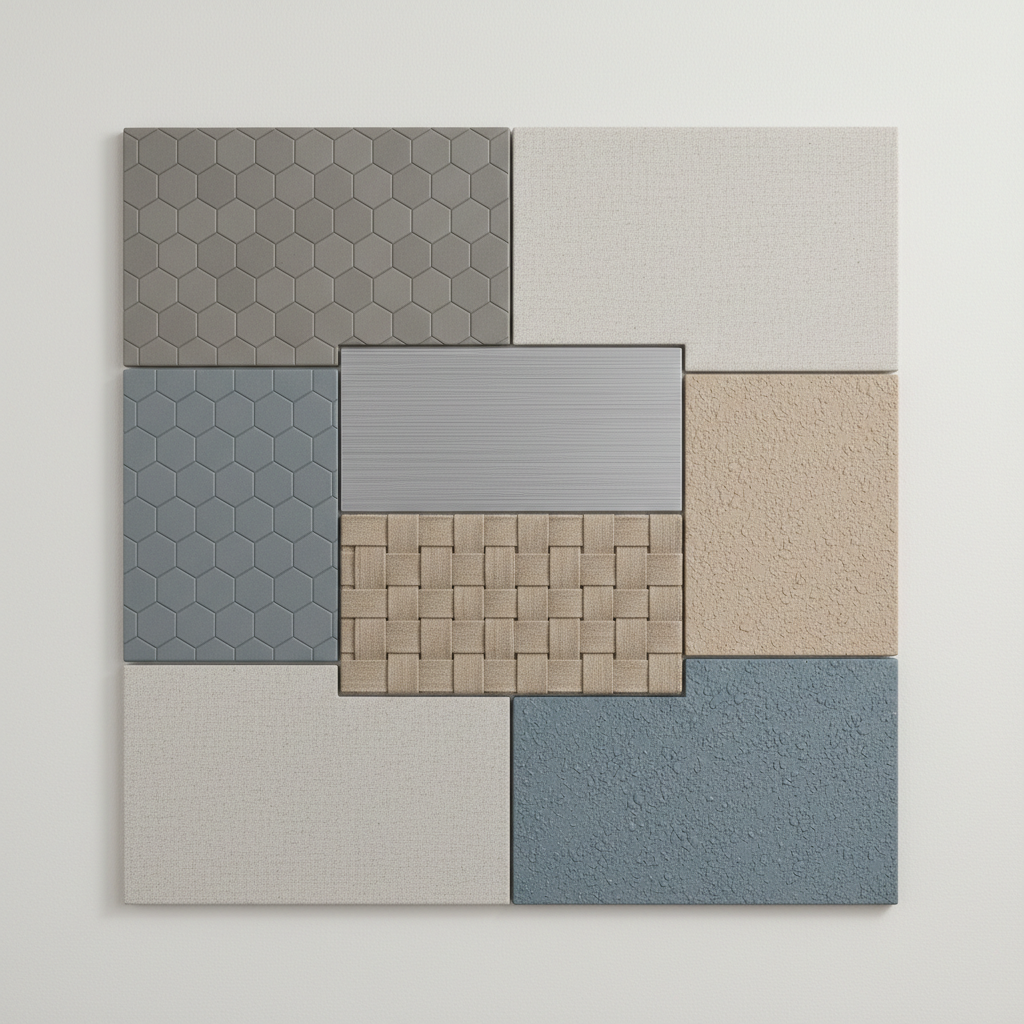 ARMORX Wall Film Series 02 applied on modern interior wall, bright airy space, clean architectural lines