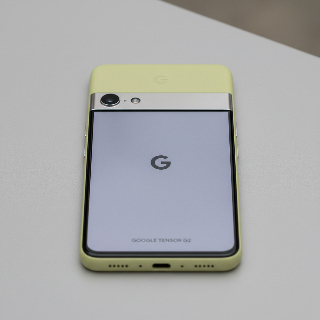 Lemongrass Google Pixel 7 with Google Tensor G2 chip