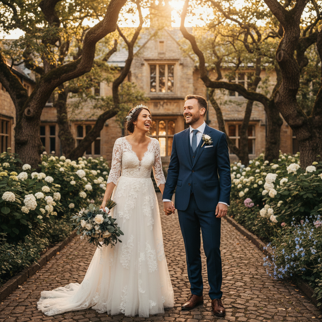 Wedding photography with natural light