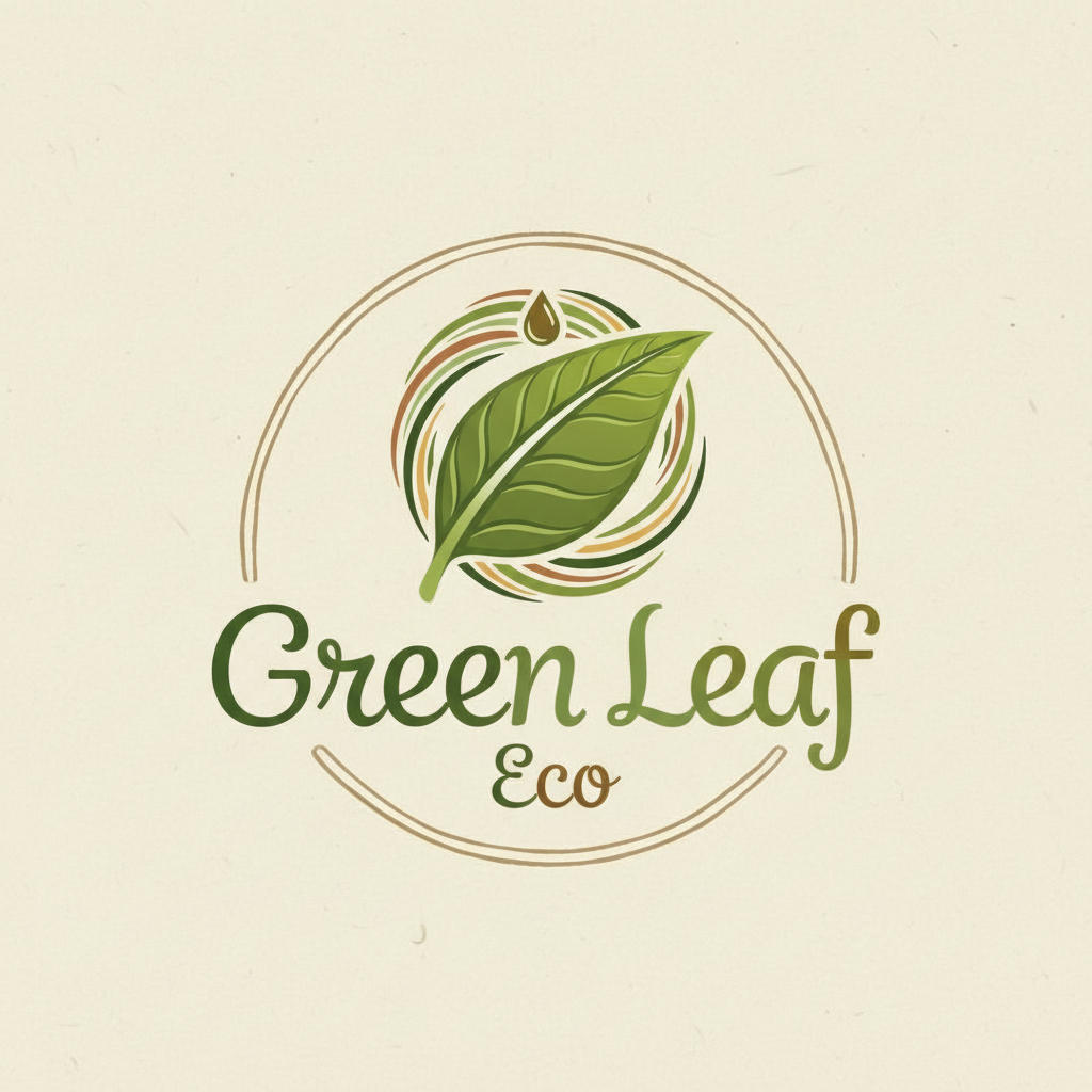 Green leaf eco NFT representing environmental contribution