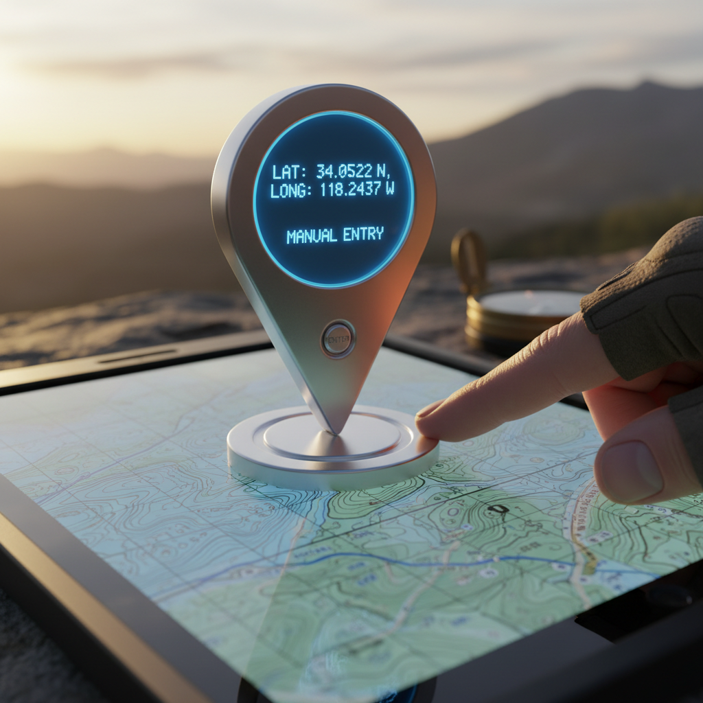 Карта с GPS координатами