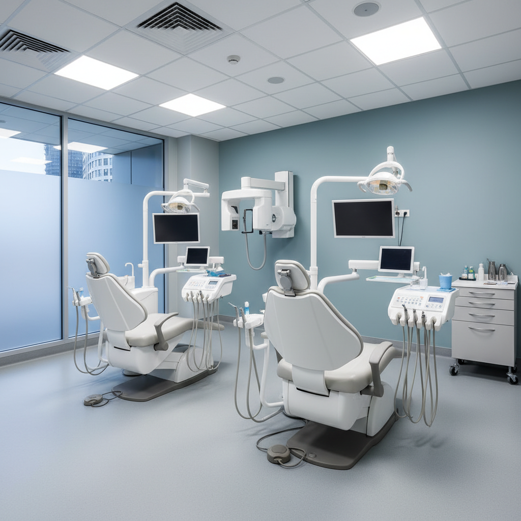 Emergency dental care in a modern clinic with professional equipment and caring staff